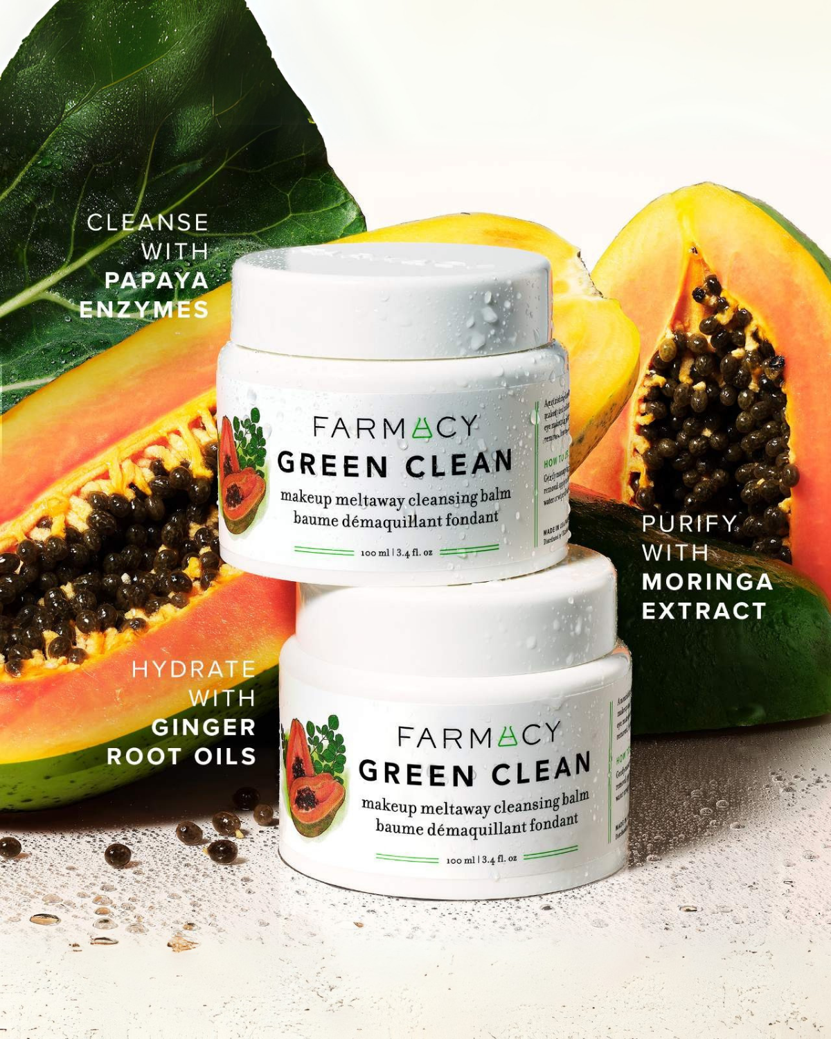 Green Clean Makeup Removing Cleansing Balm