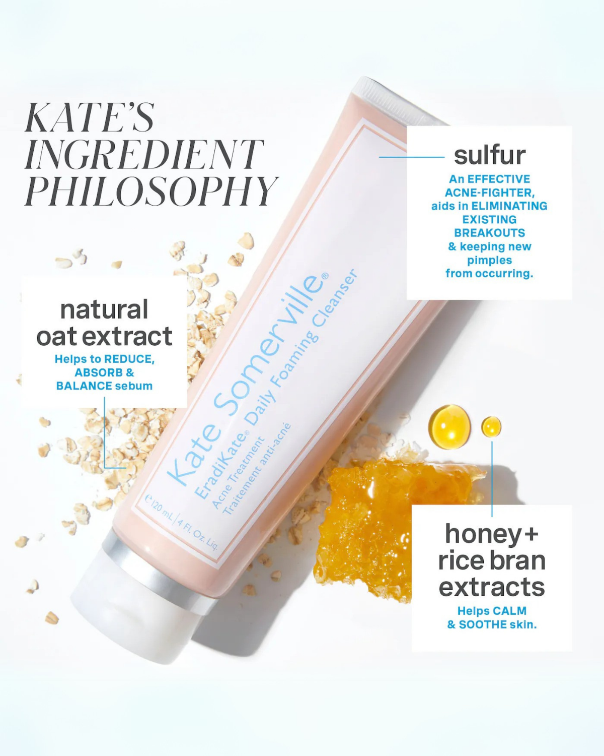 EradiKate™ 3% Sulfur Daily Foaming Cleanser + Acne Treatment