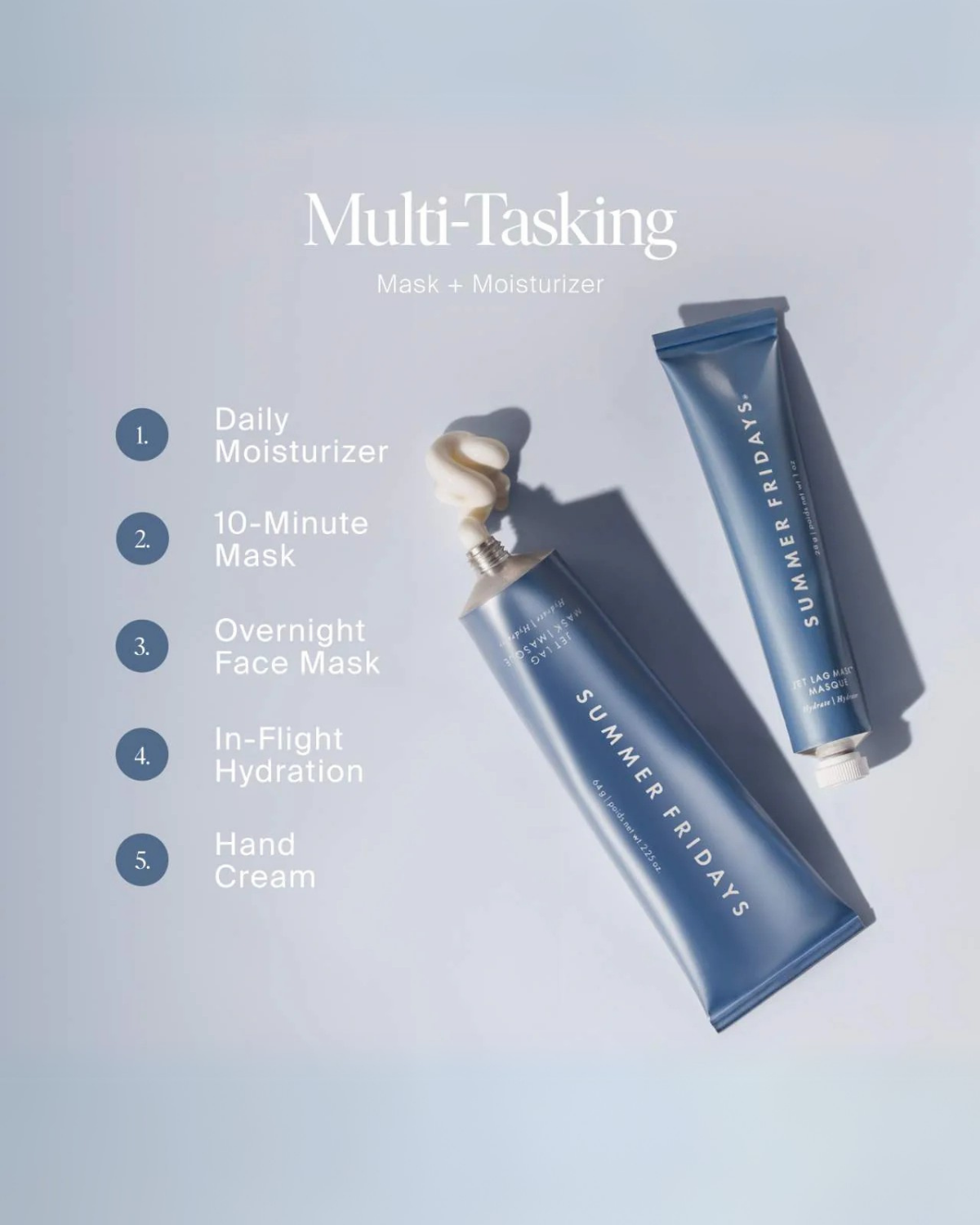 Jet Lag Mask + Moisturizer